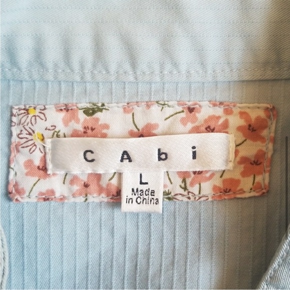 Cabi dobby stripe blue Jacket - Picture 4 of 8